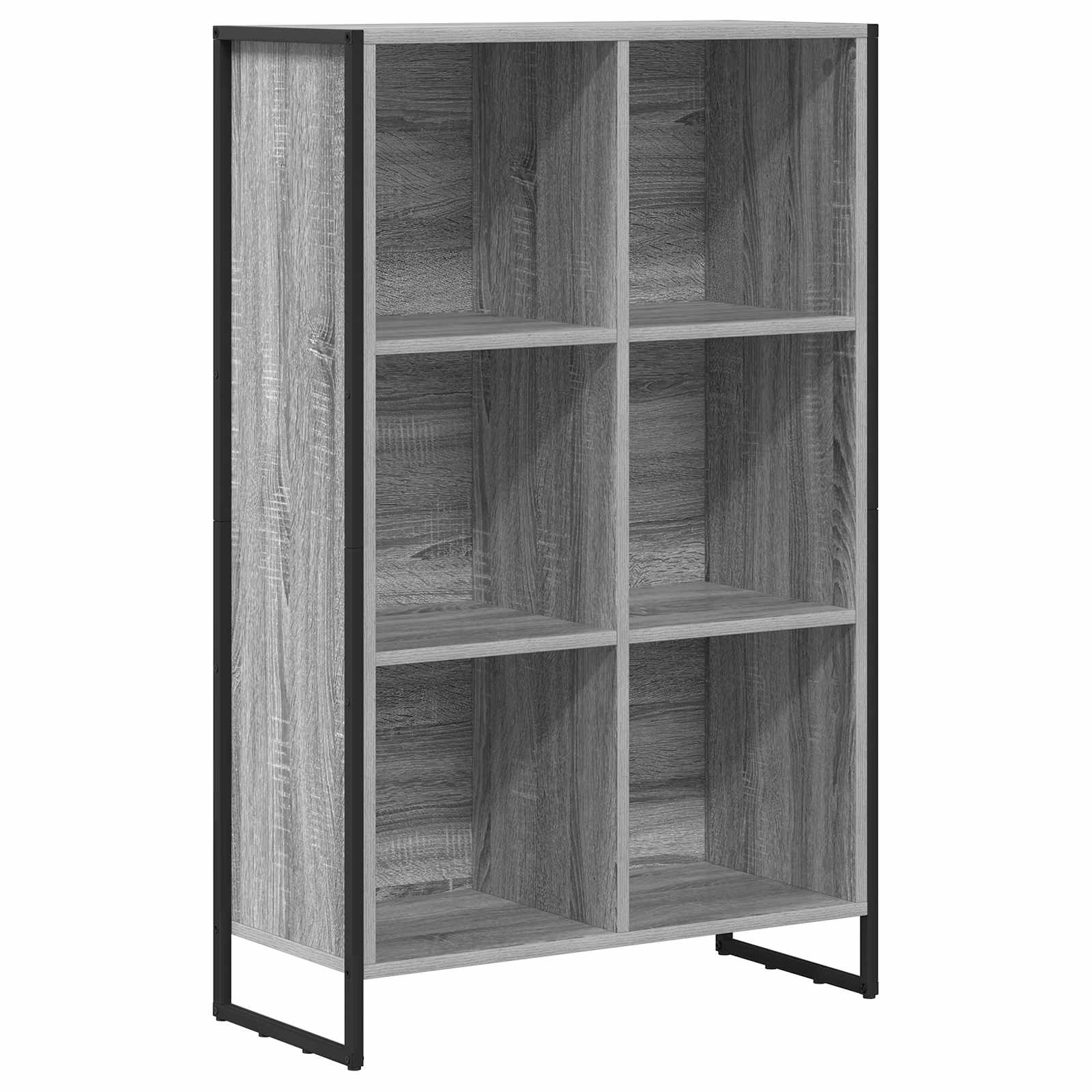 Boekenkast Grijs Sonoma 99,5 x 30 x 108,5 cm Bewerkt hout is nu te koop bij PeponiXL, paradijselijk wonen!