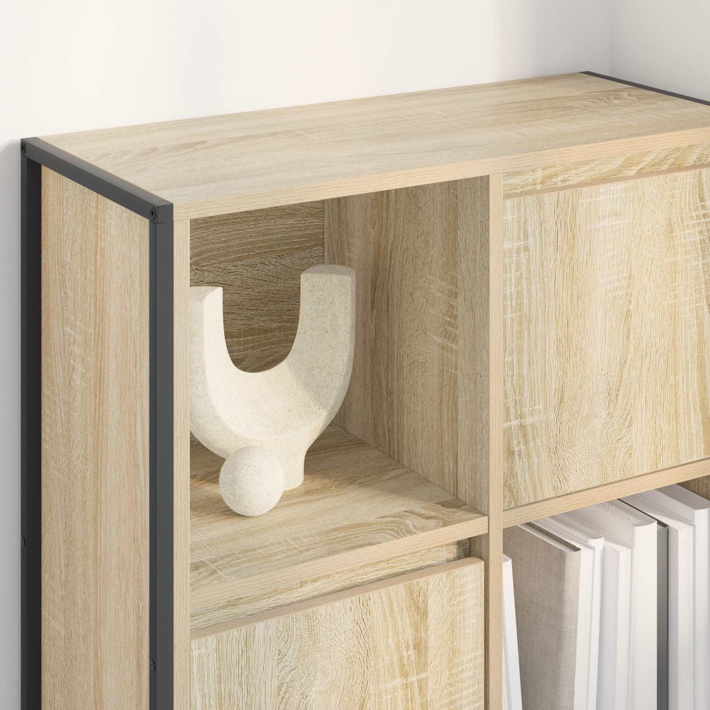 Boekenkast Sonoma 68 x 30 x 108.5 cm Bewerkt hout is nu te koop bij PeponiXL, paradijselijk wonen!