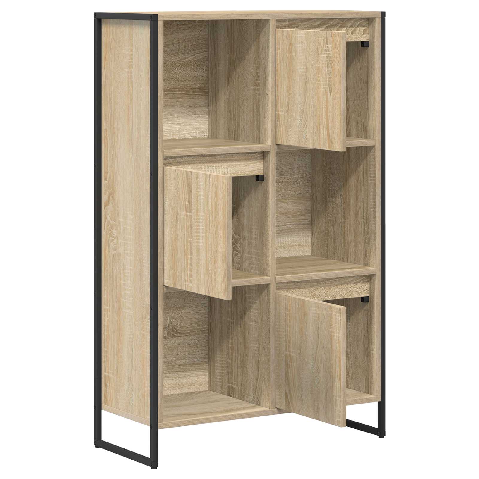 Boekenkast Sonoma 68 x 30 x 108.5 cm Bewerkt hout is nu te koop bij PeponiXL, paradijselijk wonen!