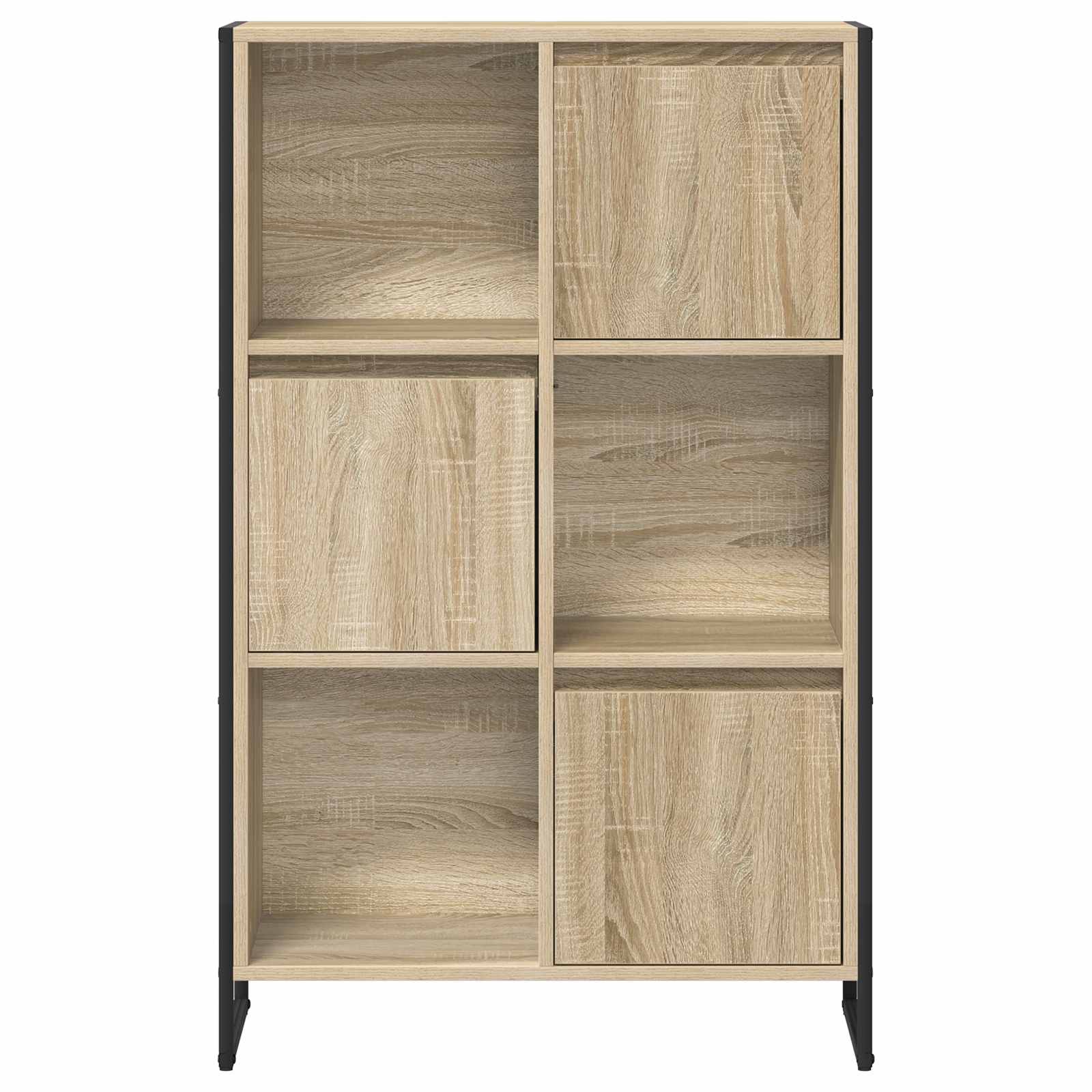 Boekenkast Sonoma 68 x 30 x 108.5 cm Bewerkt hout is nu te koop bij PeponiXL, paradijselijk wonen!