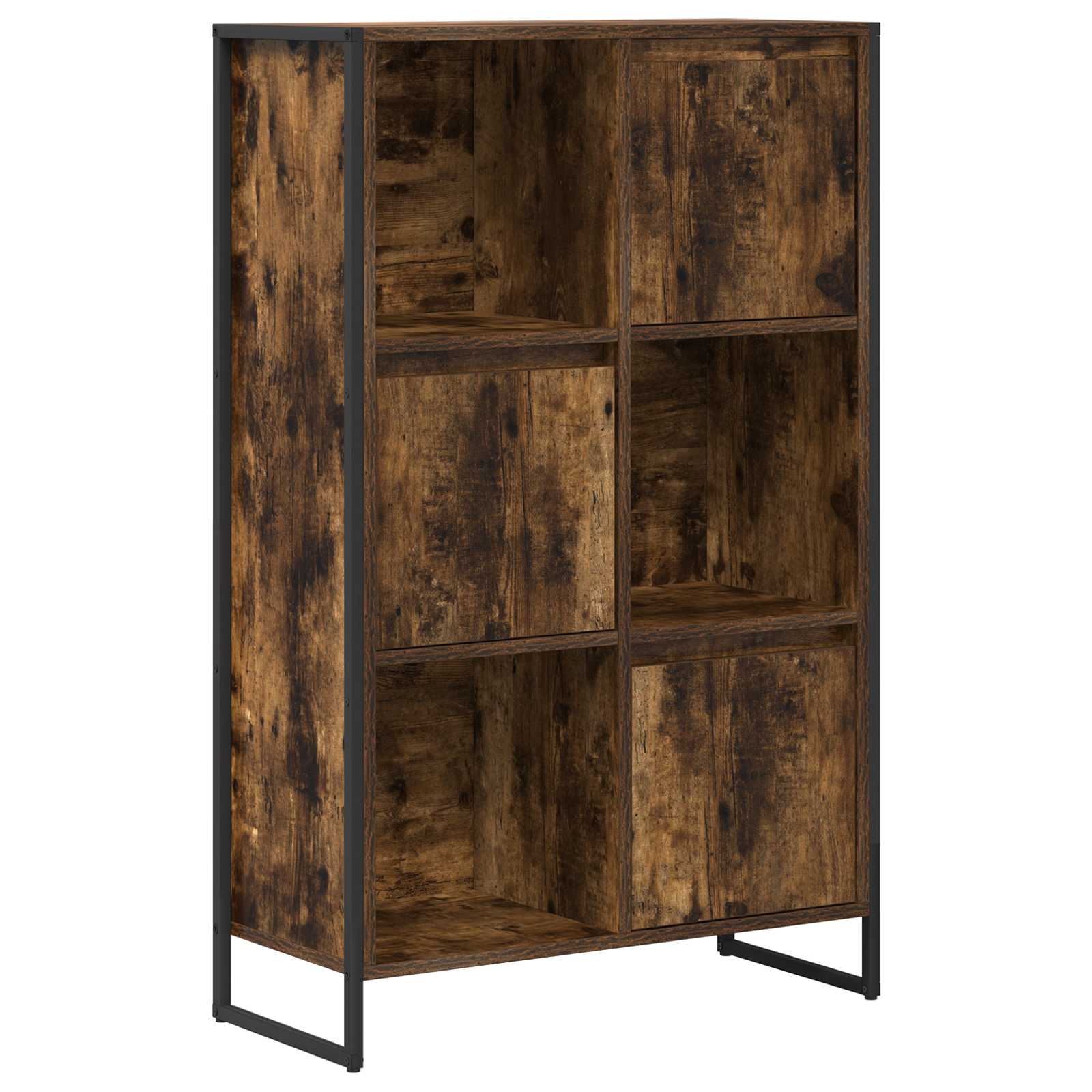 Boekenkast Rook Eik 68 x 30 x 108.5 cm Bewerkt hout is nu te koop bij PeponiXL, paradijselijk wonen!