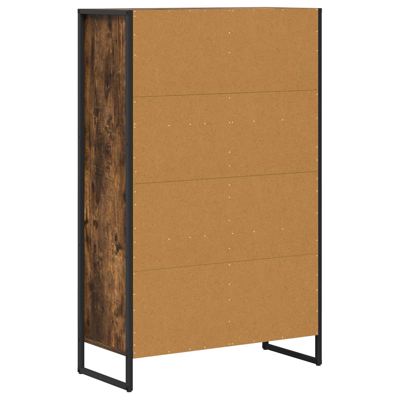 Boekenkast Rook Eik 68 x 30 x 108.5 cm Bewerkt hout is nu te koop bij PeponiXL, paradijselijk wonen!