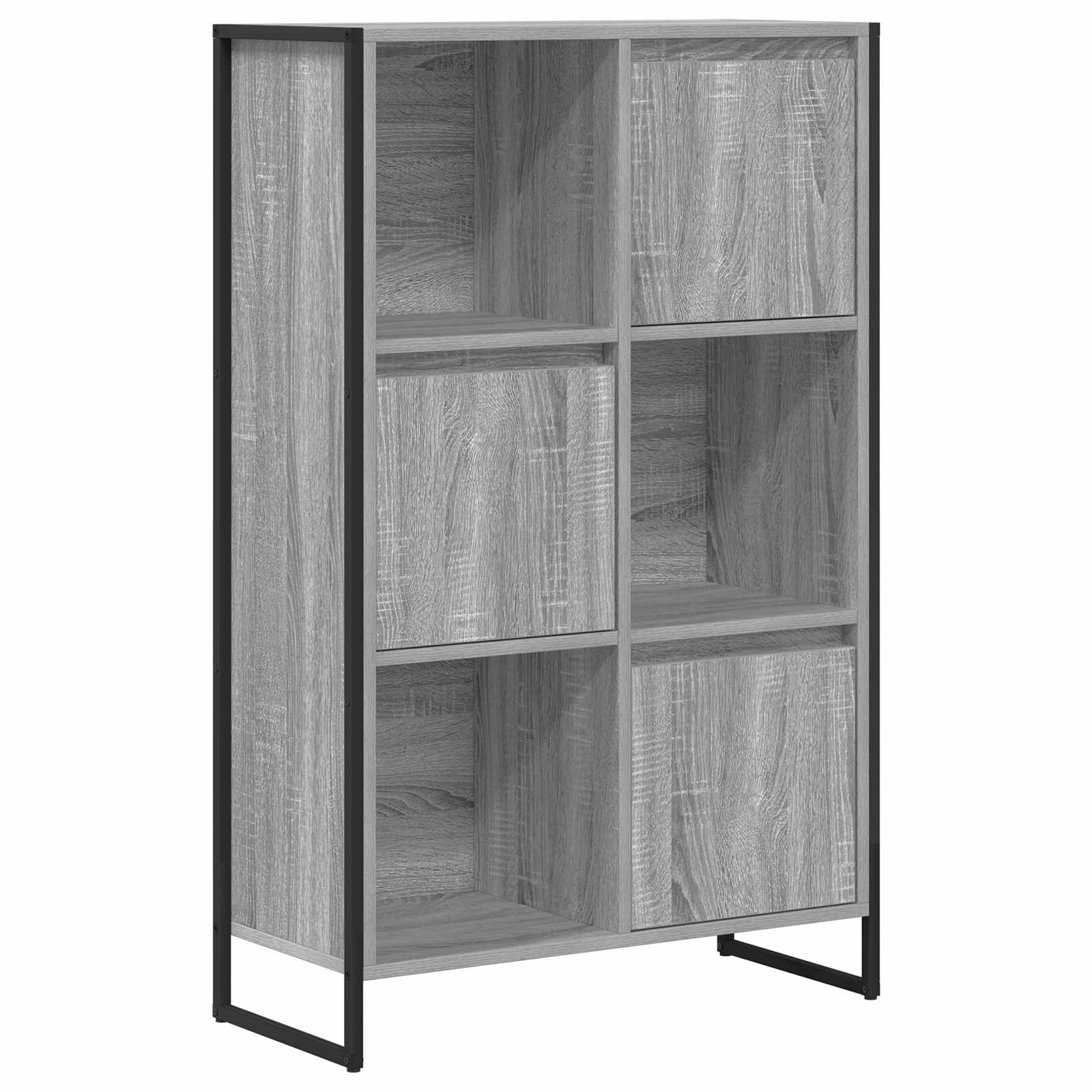 Boekenkast Grijs Sonoma 68 x 30 x 108.5 cm Bewerkt hout is nu te koop bij PeponiXL, paradijselijk wonen!