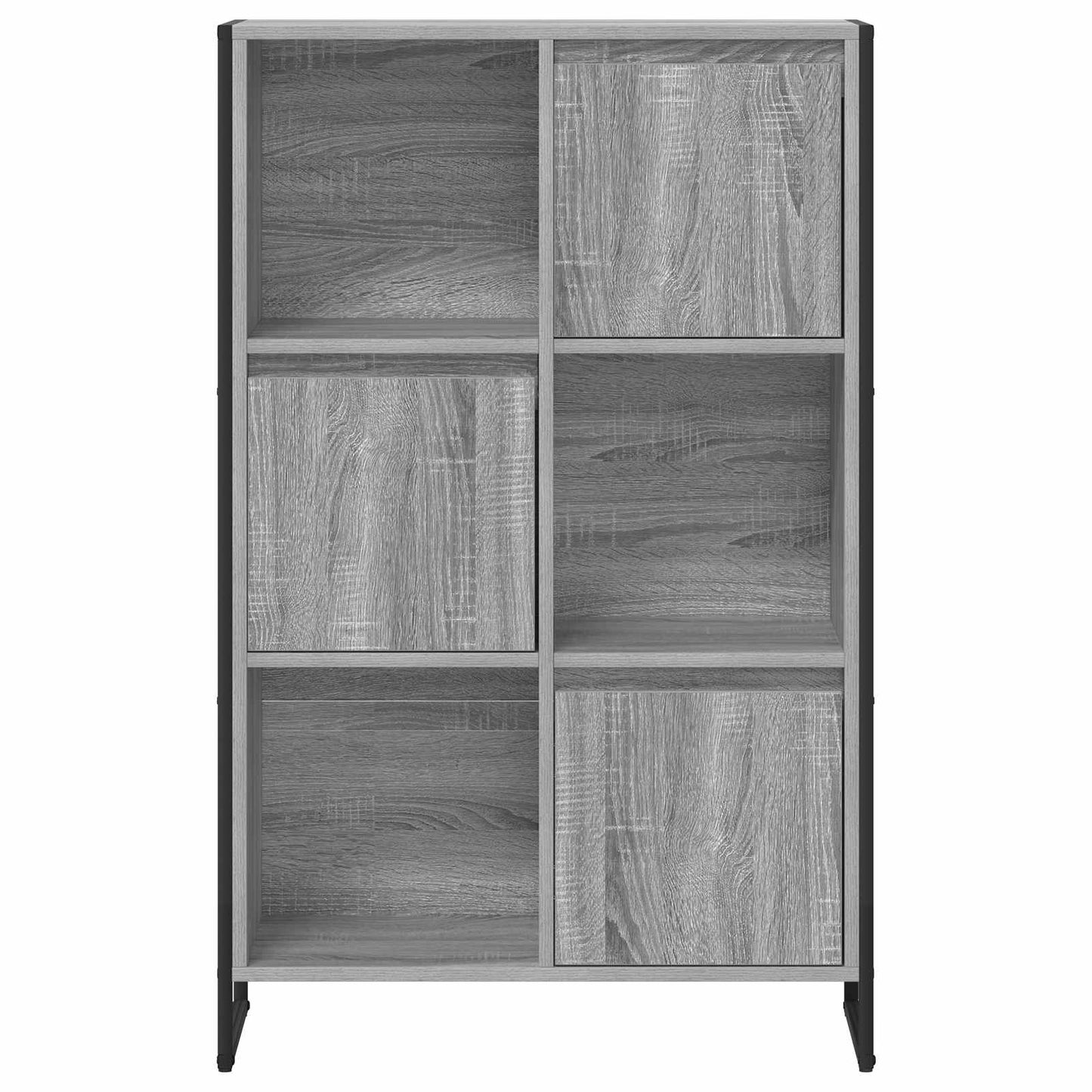 Boekenkast Grijs Sonoma 68 x 30 x 108.5 cm Bewerkt hout is nu te koop bij PeponiXL, paradijselijk wonen!