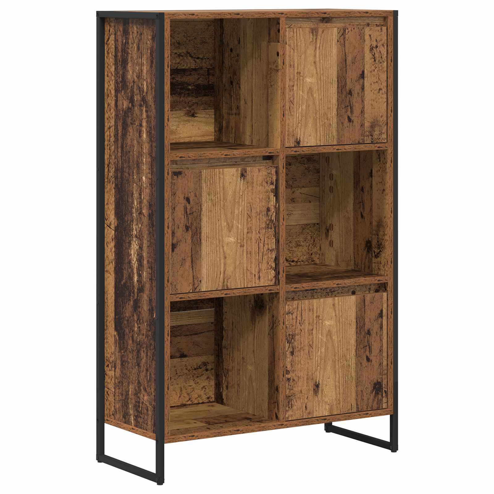 Boekenkast Oud Hout 68 x 30 x 108.5 cm Bewerkt hout is nu te koop bij PeponiXL, paradijselijk wonen!