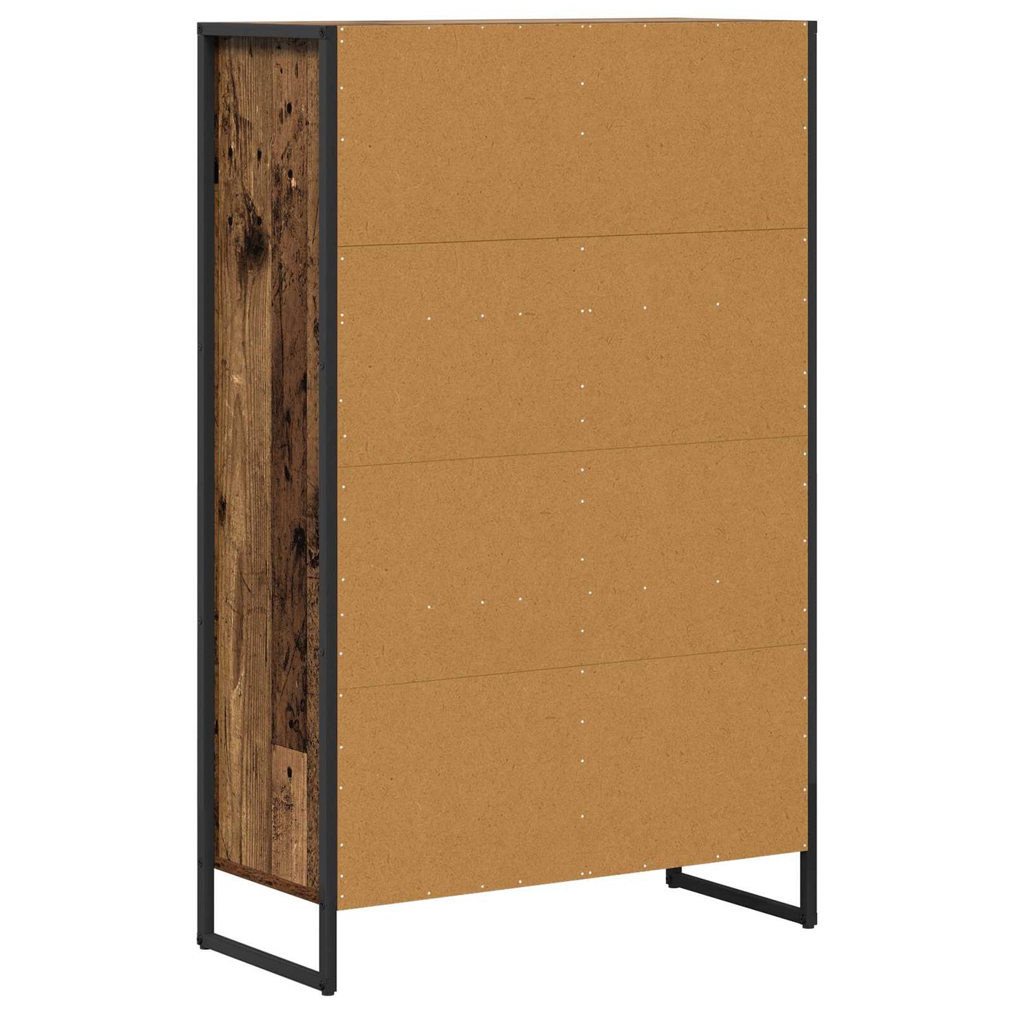 Boekenkast Oud Hout 68 x 30 x 108.5 cm Bewerkt hout is nu te koop bij PeponiXL, paradijselijk wonen!