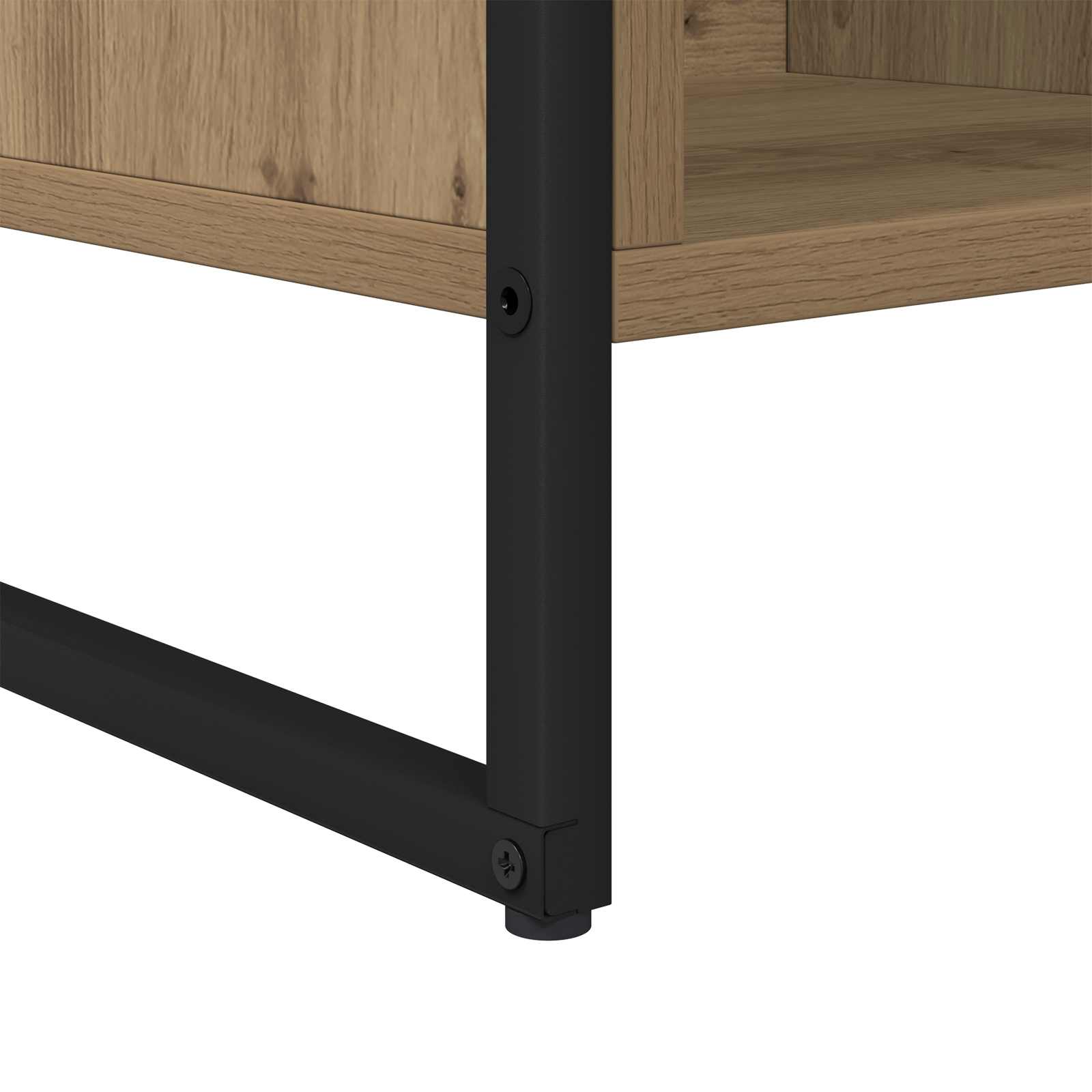 Boekenkast Ambachtelijk eiken 68 x 30 x 108.5 cm Bewerkt hout is nu te koop bij PeponiXL, paradijselijk wonen!