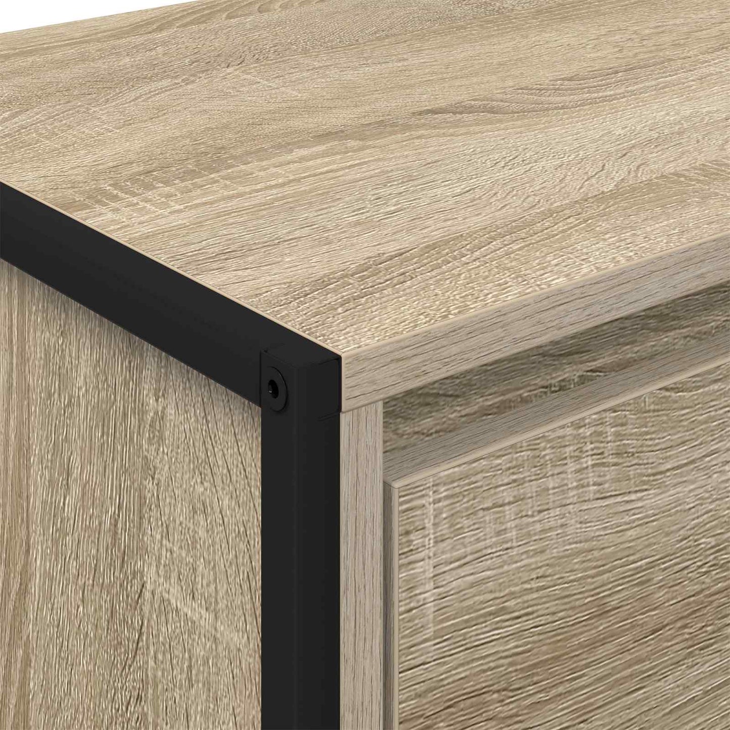 Dressoir met lade Sonoma 42 x 36 x 75.5 cm Bewerkt hout is nu te koop bij PeponiXL, paradijselijk wonen!