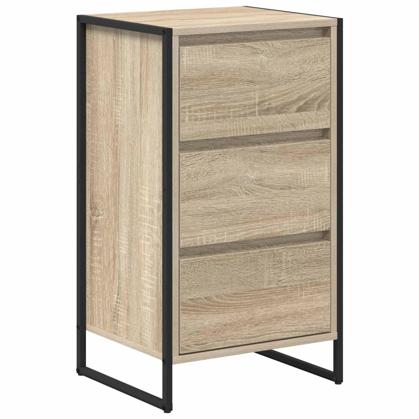 Dressoir met lade Sonoma 42 x 36 x 75.5 cm Bewerkt hout is nu te koop bij PeponiXL, paradijselijk wonen!