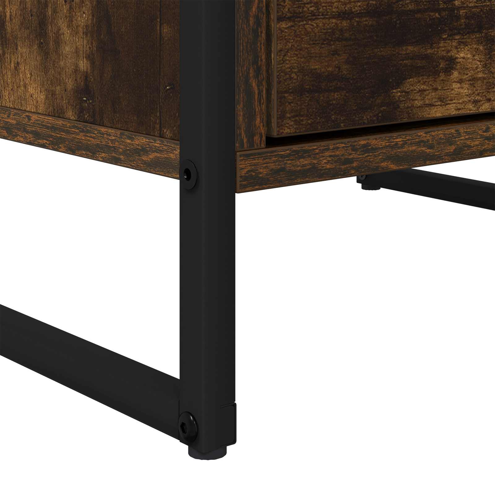 Dressoir met lade Rook Eik 42 x 36 x 75.5 cm Bewerkt hout is nu te koop bij PeponiXL, paradijselijk wonen!