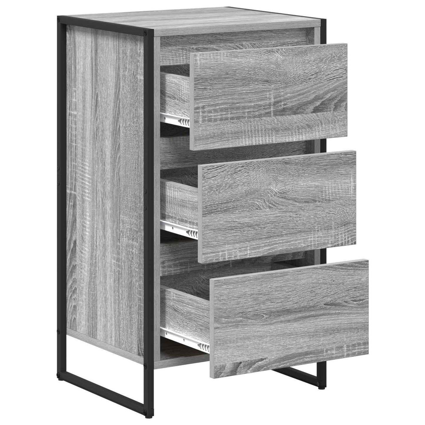 Dressoir met lade Grijs Sonoma 42 x 36 x 75.5 cm Bewerkt hout is nu te koop bij PeponiXL, paradijselijk wonen!