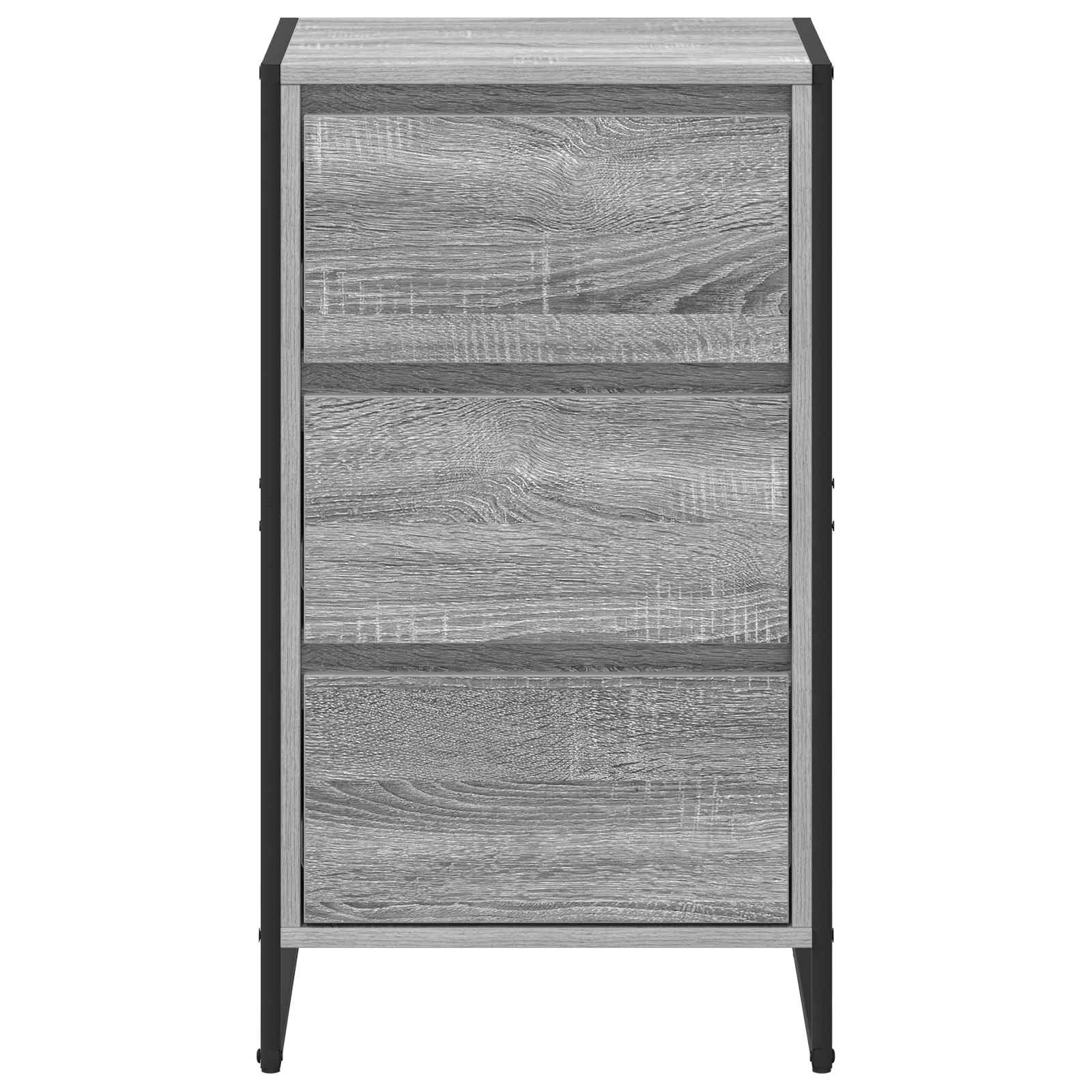 Dressoir met lade Grijs Sonoma 42 x 36 x 75.5 cm Bewerkt hout is nu te koop bij PeponiXL, paradijselijk wonen!