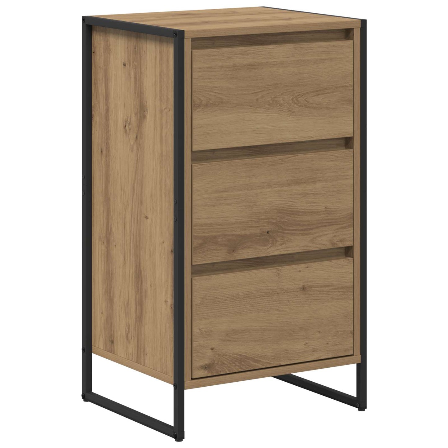 Dressoir Ambachtelijk eiken 42 x 36 x 75.5 cm Bewerkt hout is nu te koop bij PeponiXL, paradijselijk wonen!