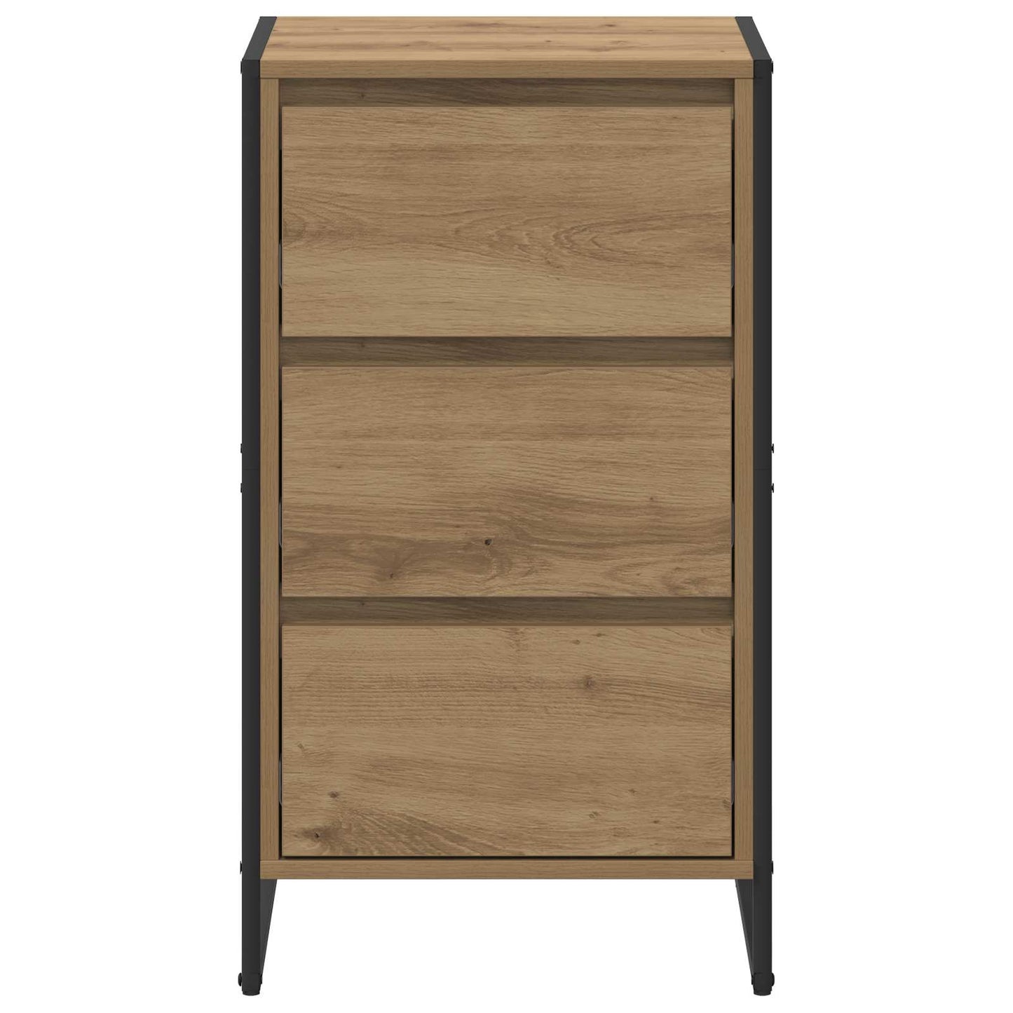 Dressoir Ambachtelijk eiken 42 x 36 x 75.5 cm Bewerkt hout is nu te koop bij PeponiXL, paradijselijk wonen!