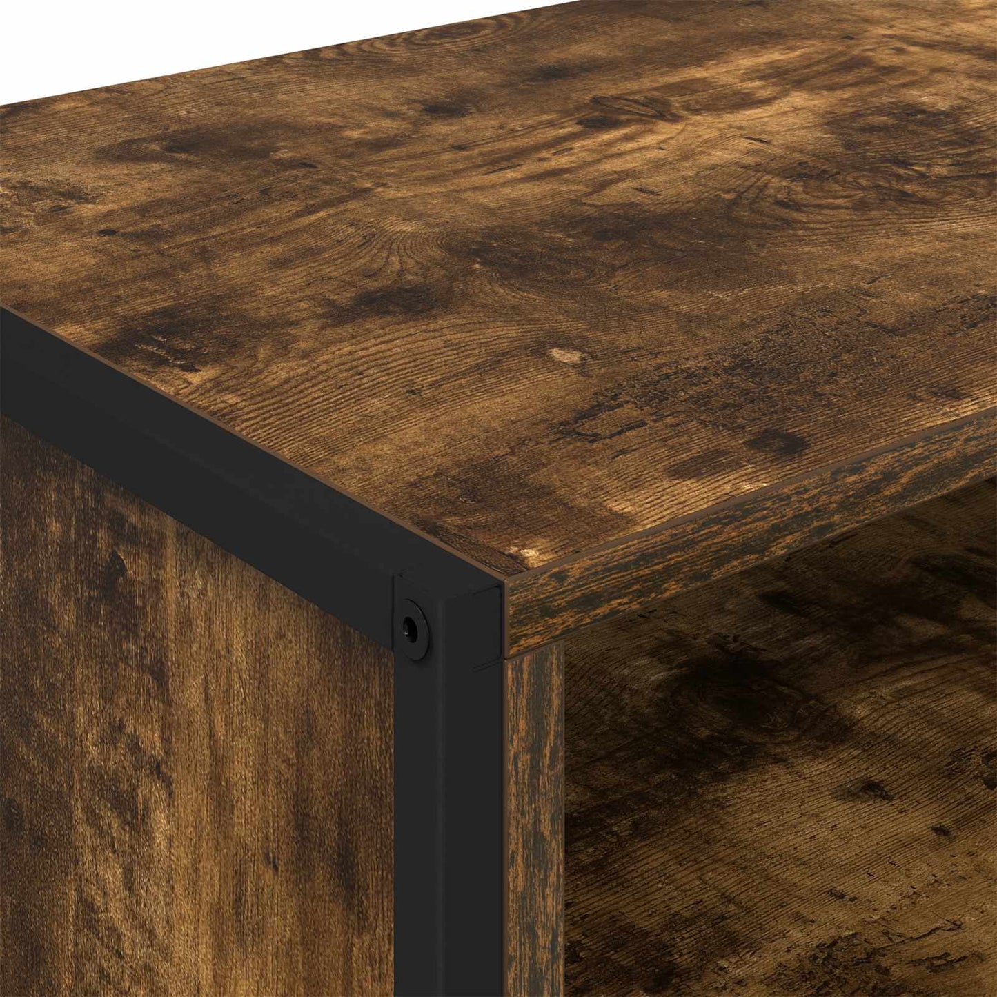 TV-kast Rook Eik 100 x 36.5 x 30.5 cm Bewerkt hout is nu te koop bij PeponiXL, paradijselijk wonen!