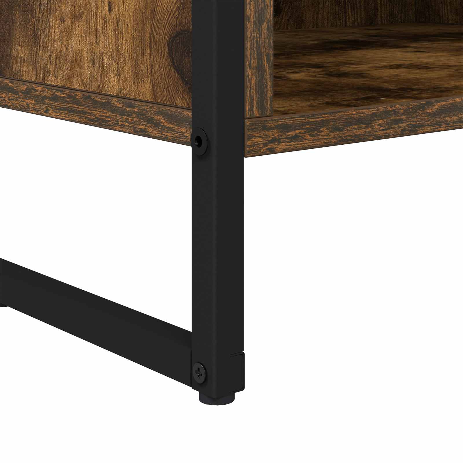 TV-kast Rook Eik 100 x 36.5 x 30.5 cm Bewerkt hout is nu te koop bij PeponiXL, paradijselijk wonen!