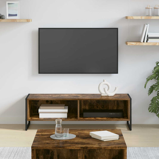 TV-kast Rook Eik 100 x 36.5 x 30.5 cm Bewerkt hout is nu te koop bij PeponiXL, paradijselijk wonen!