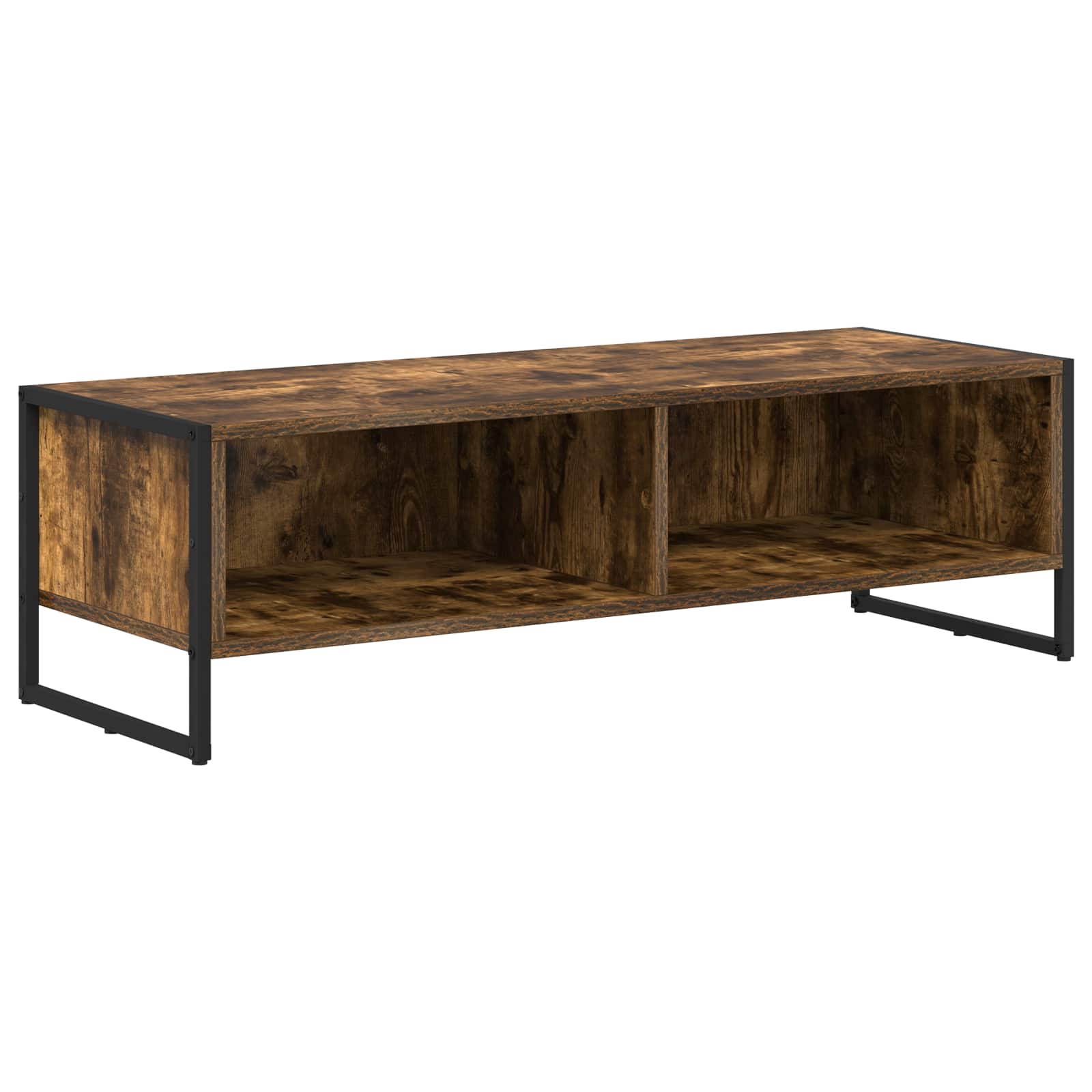 TV-kast Rook Eik 100 x 36.5 x 30.5 cm Bewerkt hout is nu te koop bij PeponiXL, paradijselijk wonen!