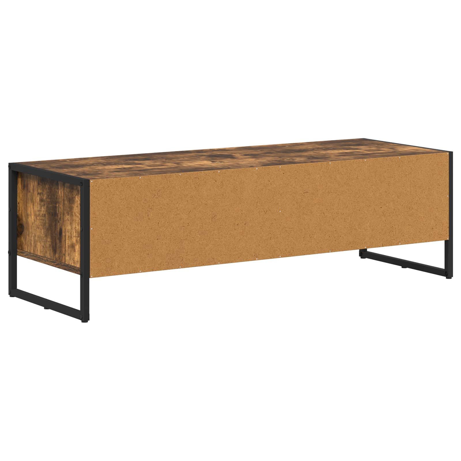 TV-kast Rook Eik 100 x 36.5 x 30.5 cm Bewerkt hout is nu te koop bij PeponiXL, paradijselijk wonen!