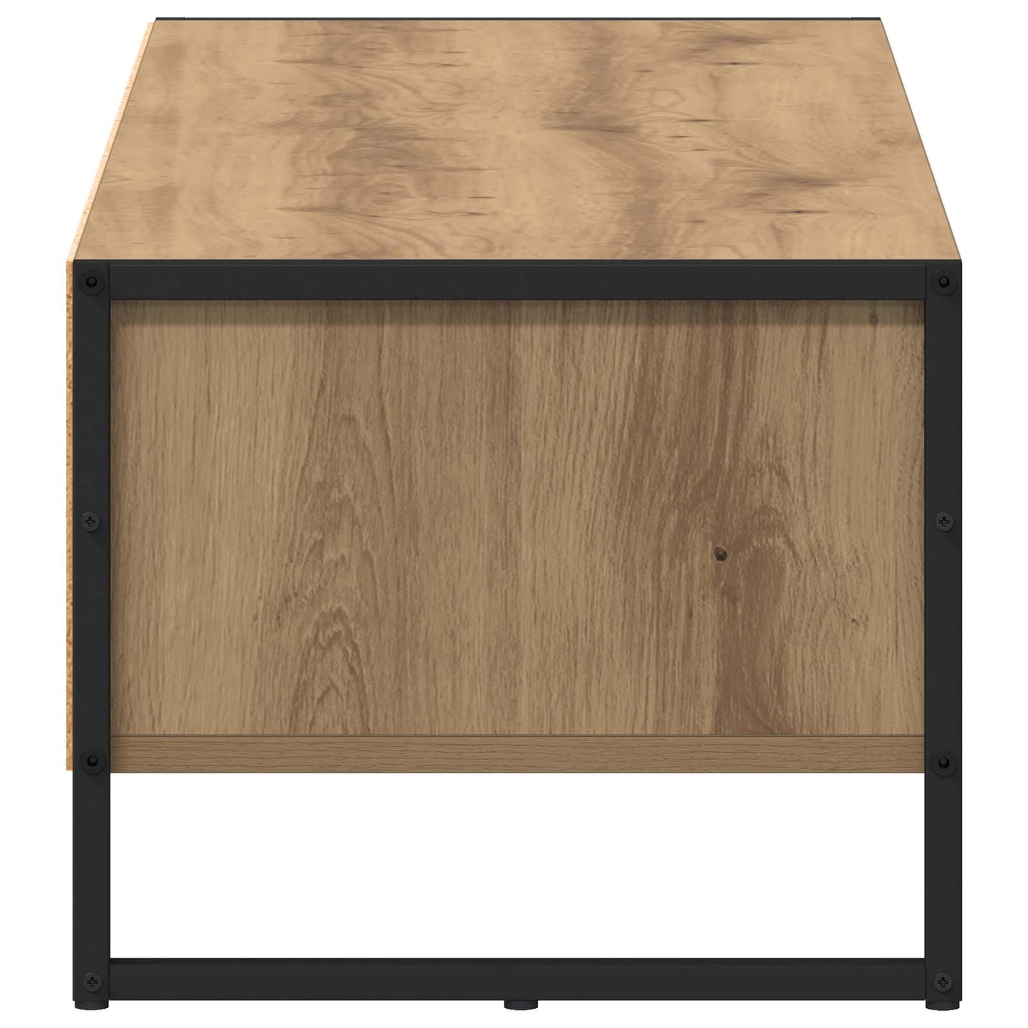 TV-kast Ambachtelijk eiken 100 x 36.5 x 30.5 cm Bewerkt hout is nu te koop bij PeponiXL, paradijselijk wonen!