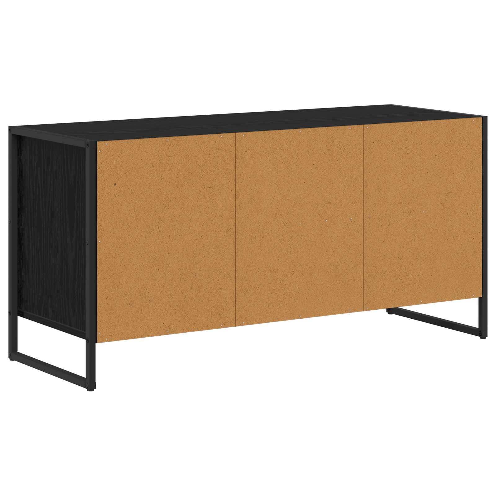 TV-kast met lade Zwart Eiken 100 x 36 x 49,5 cm Bewerkt hout is nu te koop bij PeponiXL, paradijselijk wonen!