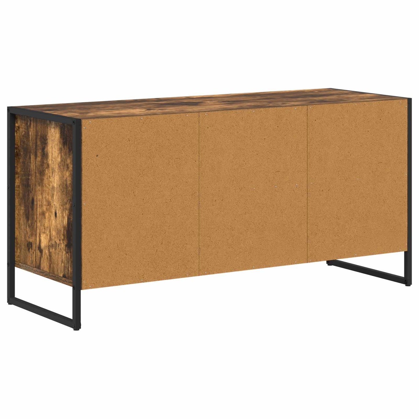 TV-kast met lade Rook Eik 100 x 36 x 49,5 cm Bewerkt hout is nu te koop bij PeponiXL, paradijselijk wonen!