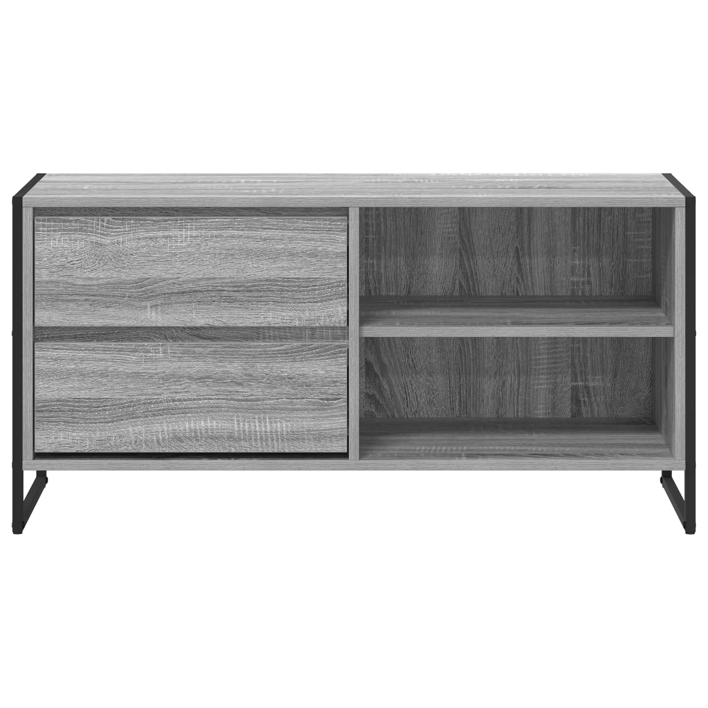 TV-kast met lade Grijs Sonoma 100 x 36 x 49,5 cm Bewerkt hout is nu te koop bij PeponiXL, paradijselijk wonen!