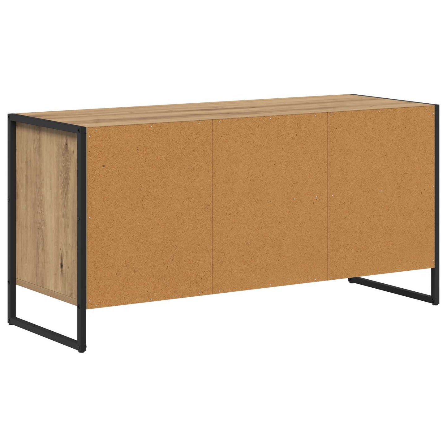 TV-kast Ambachtelijk eiken 100 x 36 x 49,5 cm Bewerkt hout is nu te koop bij PeponiXL, paradijselijk wonen!