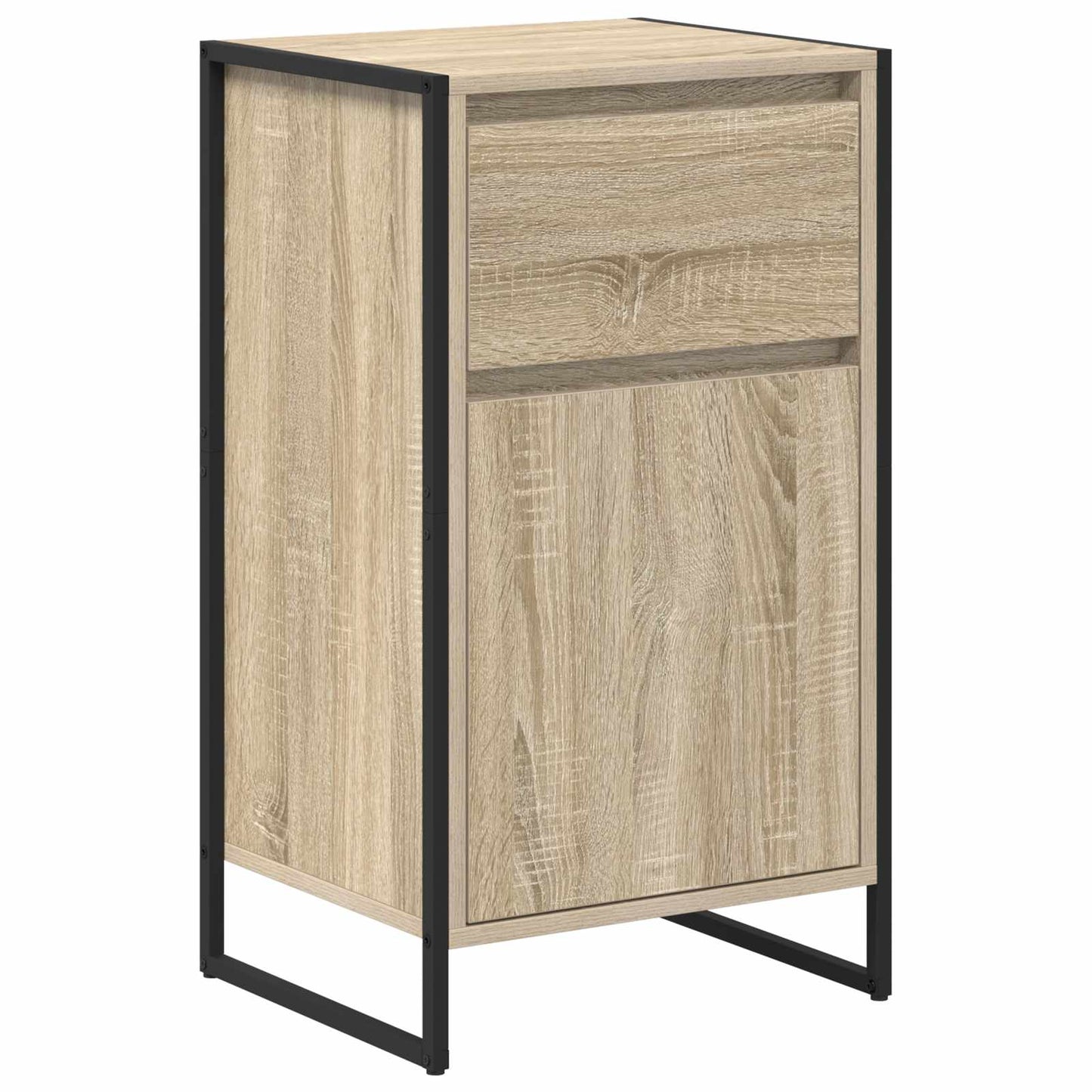 Dressoir met lade Sonoma 43 x 36 x 75,5 cm Bewerkt hout is nu te koop bij PeponiXL, paradijselijk wonen!