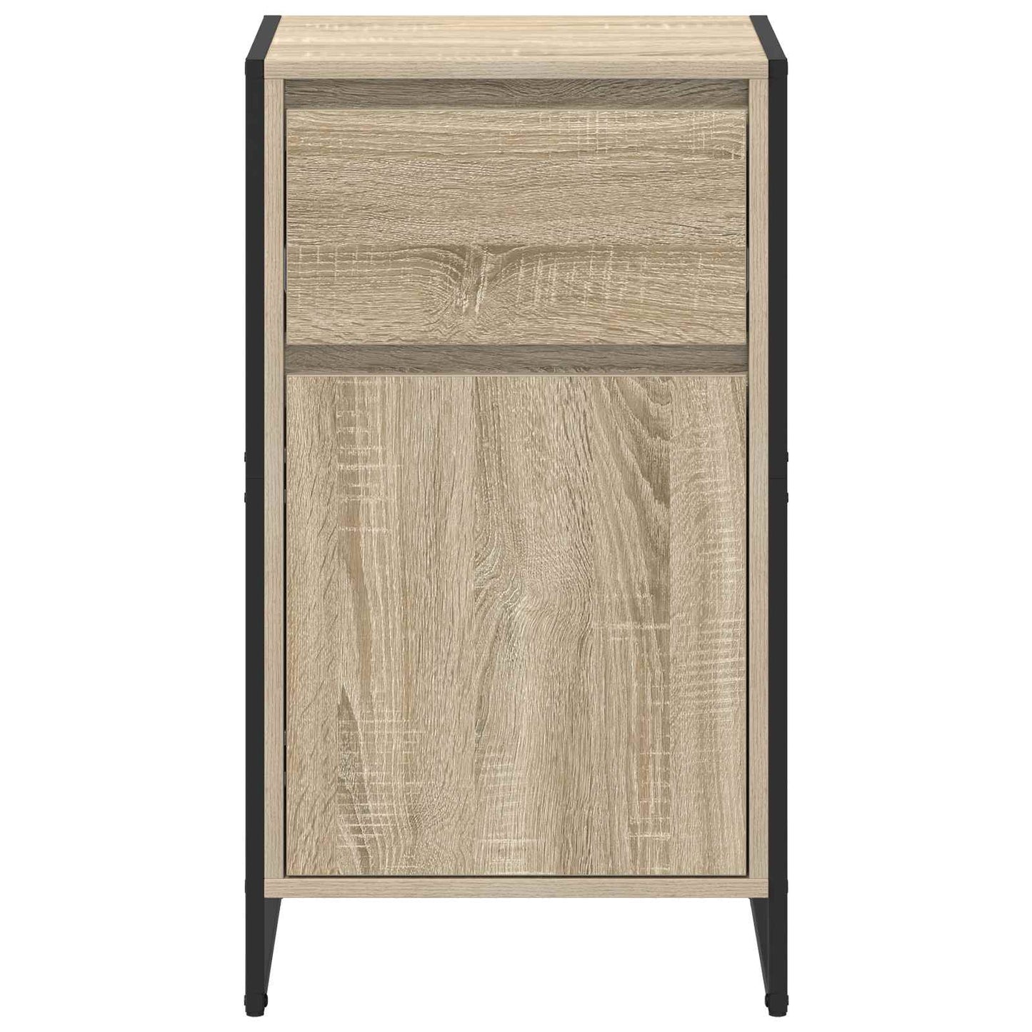Dressoir met lade Sonoma 43 x 36 x 75,5 cm Bewerkt hout is nu te koop bij PeponiXL, paradijselijk wonen!