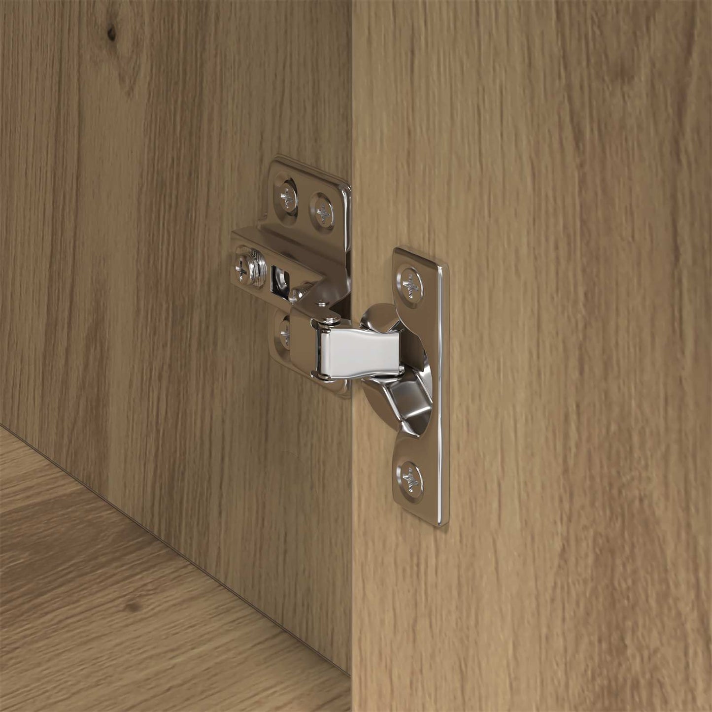 Dressoir Ambachtelijk eiken 43 x 36 x 75,5 cm Bewerkt hout is nu te koop bij PeponiXL, paradijselijk wonen!