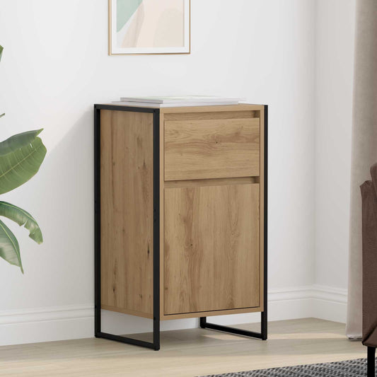 Dressoir Ambachtelijk eiken 43 x 36 x 75,5 cm Bewerkt hout is nu te koop bij PeponiXL, paradijselijk wonen!