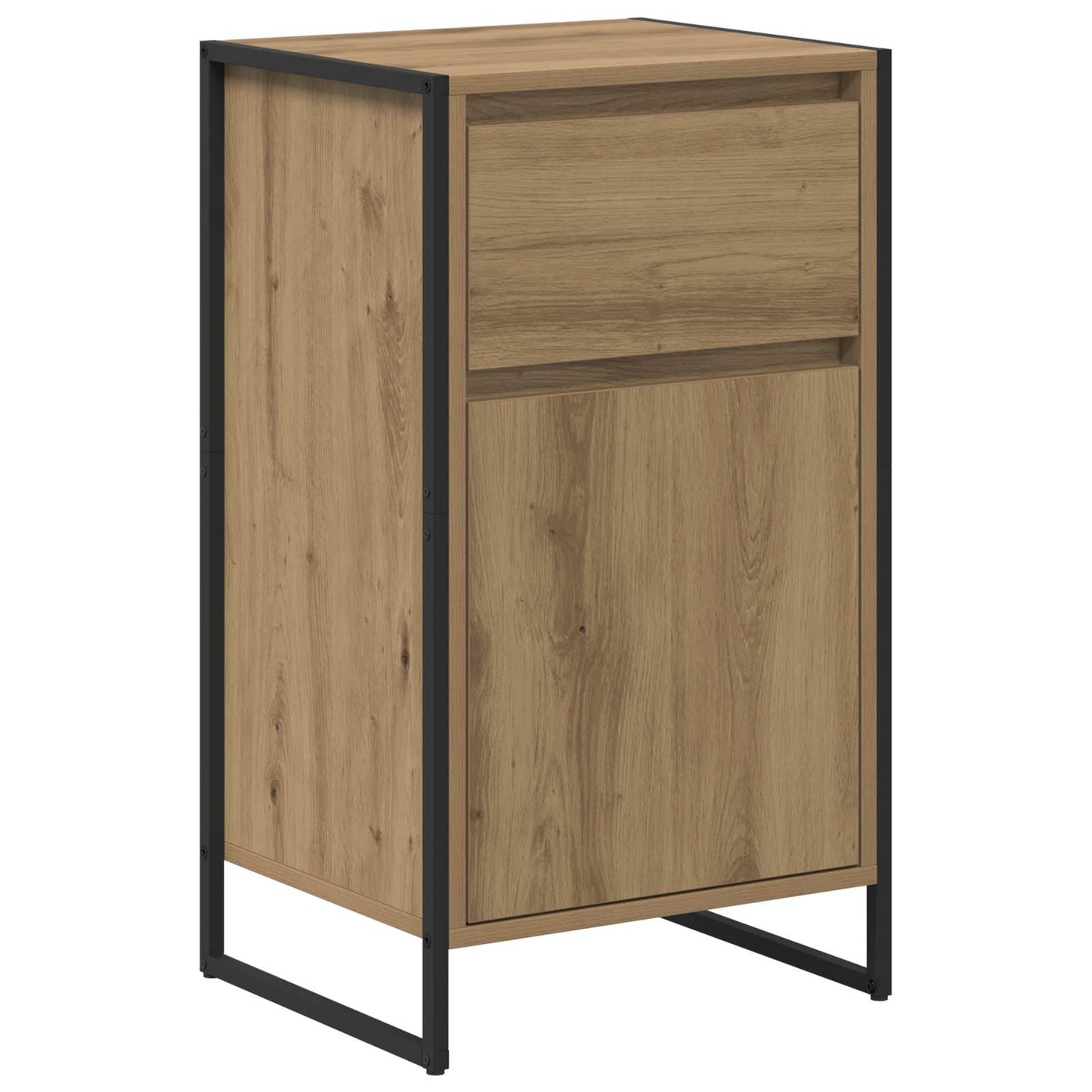 Dressoir Ambachtelijk eiken 43 x 36 x 75,5 cm Bewerkt hout is nu te koop bij PeponiXL, paradijselijk wonen!