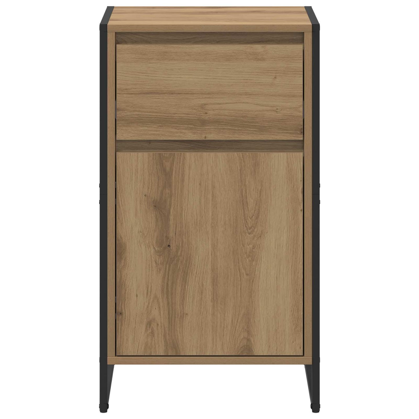 Dressoir Ambachtelijk eiken 43 x 36 x 75,5 cm Bewerkt hout is nu te koop bij PeponiXL, paradijselijk wonen!