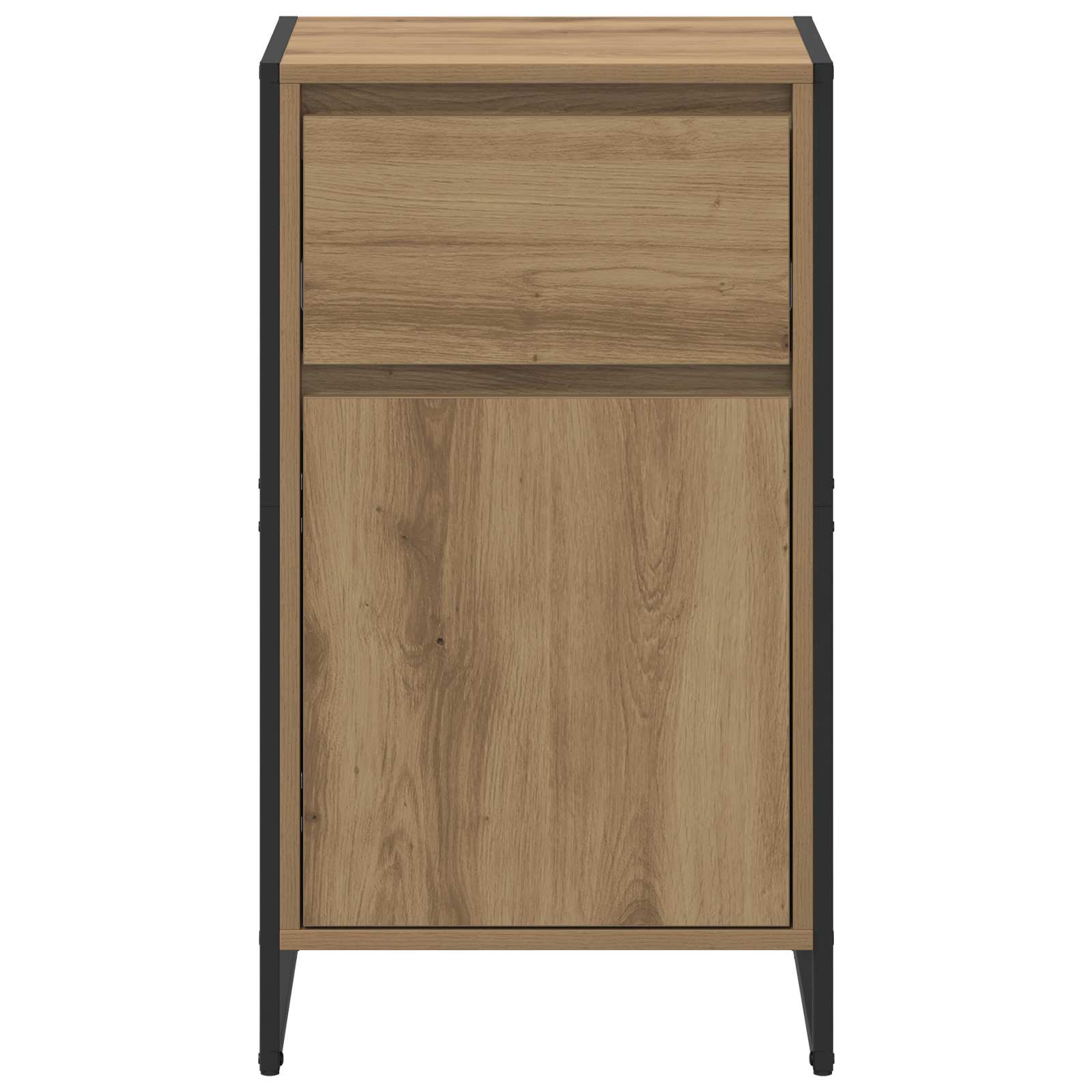 Dressoir Ambachtelijk eiken 43 x 36 x 75,5 cm Bewerkt hout is nu te koop bij PeponiXL, paradijselijk wonen!