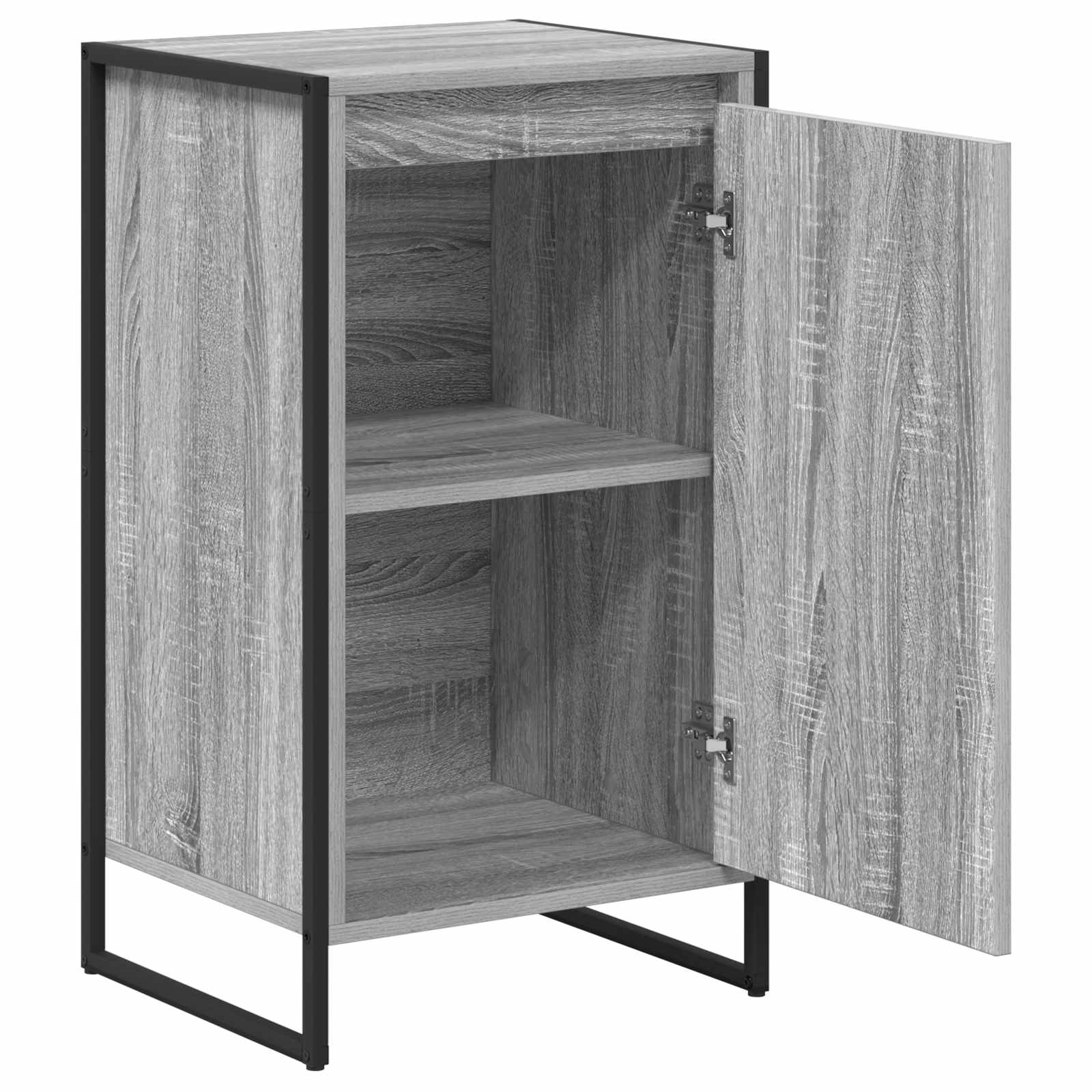 Dressoir Grijs Sonoma 43 x 36 x 75,5 cm Bewerkt hout is nu te koop bij PeponiXL, paradijselijk wonen!