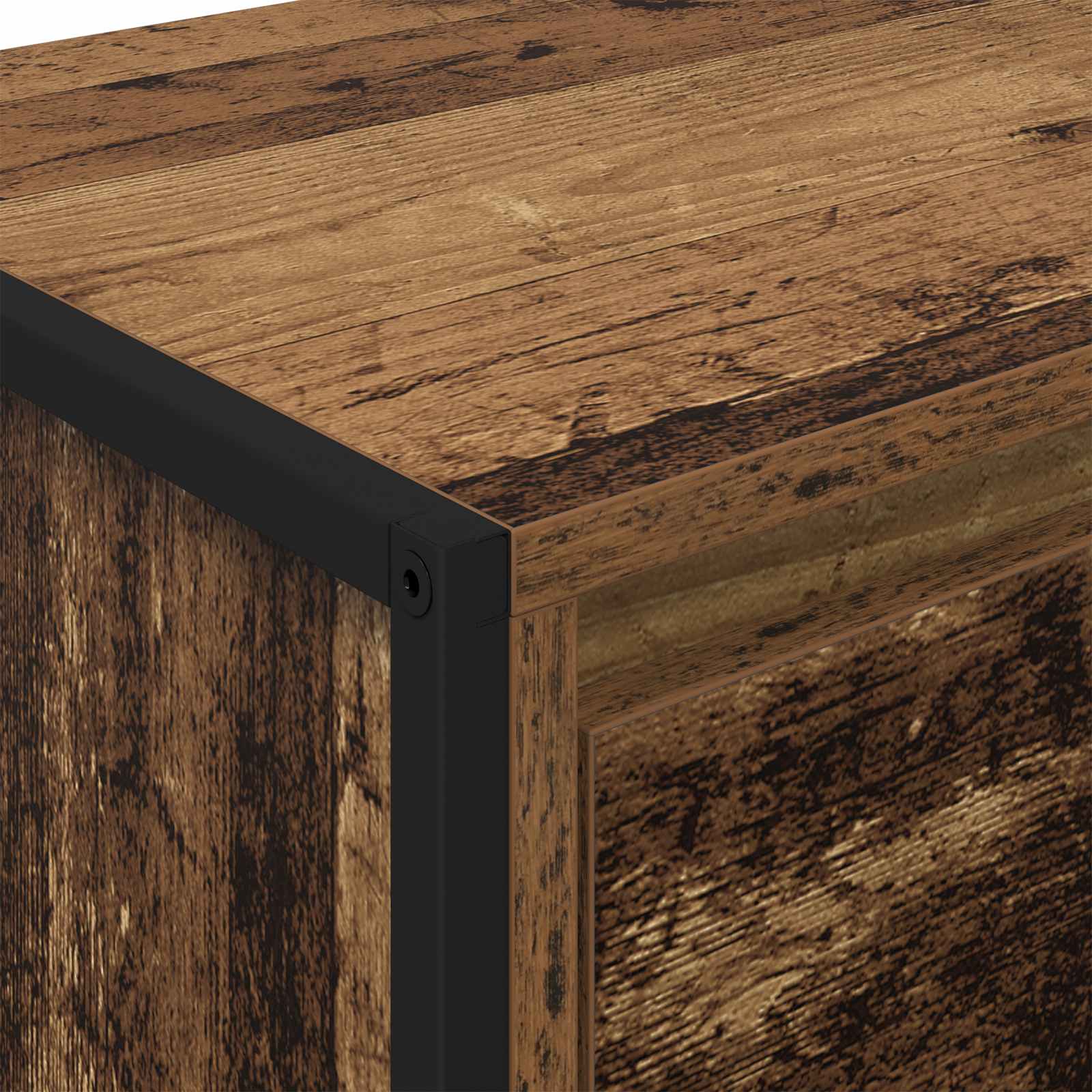 Dressoir Oud Hout 43 x 36 x 75,5 cm Bewerkt hout is nu te koop bij PeponiXL, paradijselijk wonen!