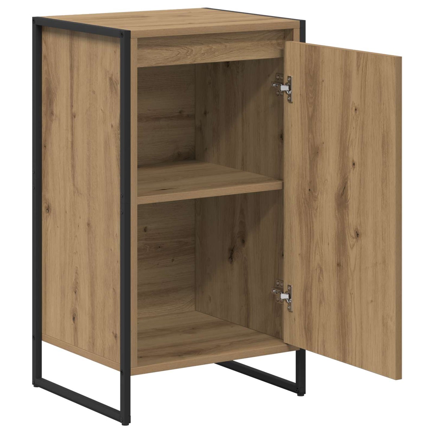 Dressoir Ambachtelijk eiken 43 x 36 x 75,5 cm Bewerkt hout is nu te koop bij PeponiXL, paradijselijk wonen!