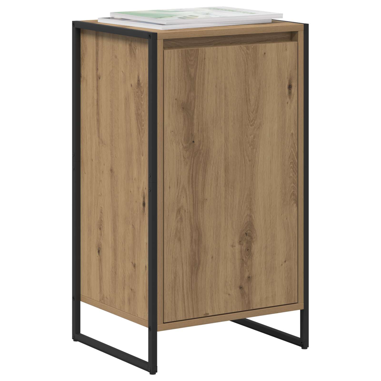 Dressoir Ambachtelijk eiken 43 x 36 x 75,5 cm Bewerkt hout is nu te koop bij PeponiXL, paradijselijk wonen!
