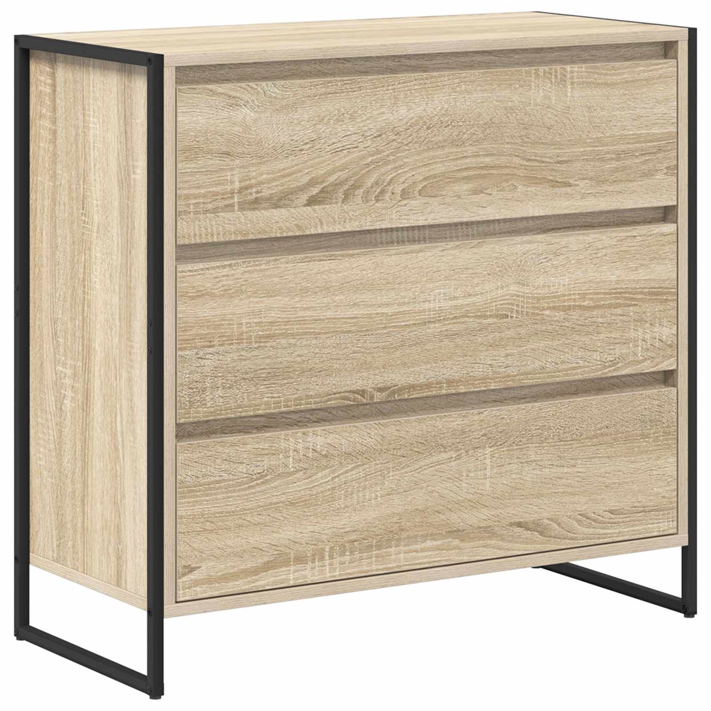 Dressoir met lade Sonoma 79 x 36 x 75.5 cm Bewerkt hout is nu te koop bij PeponiXL, paradijselijk wonen!