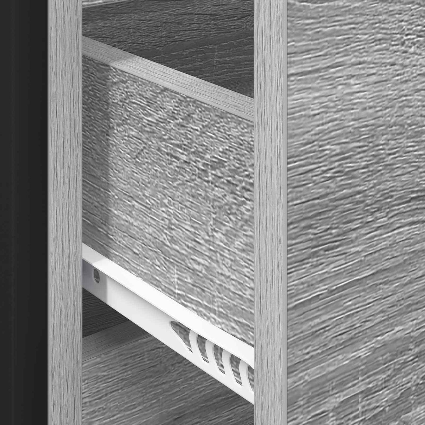 Dressoir met lade Grijs Sonoma 79 x 36 x 75.5 cm Bewerkt hout is nu te koop bij PeponiXL, paradijselijk wonen!