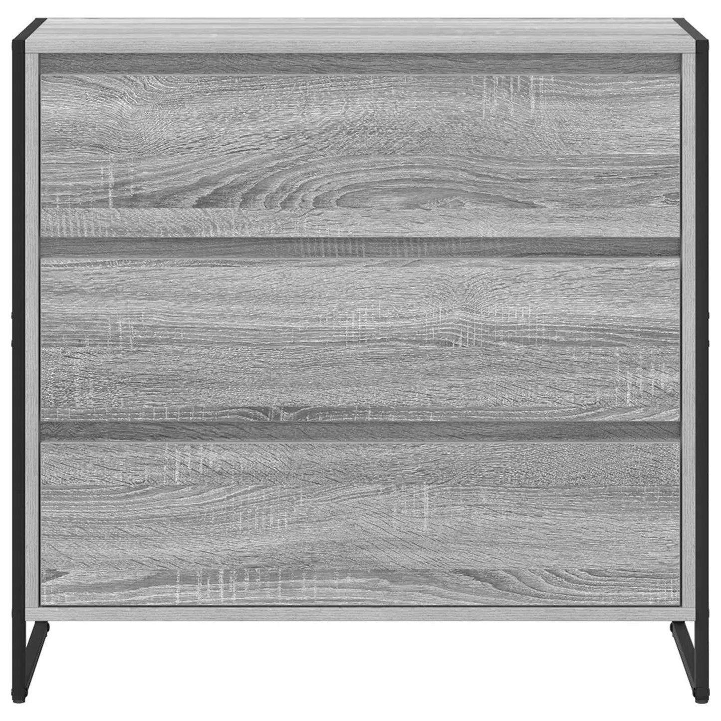 Dressoir met lade Grijs Sonoma 79 x 36 x 75.5 cm Bewerkt hout is nu te koop bij PeponiXL, paradijselijk wonen!