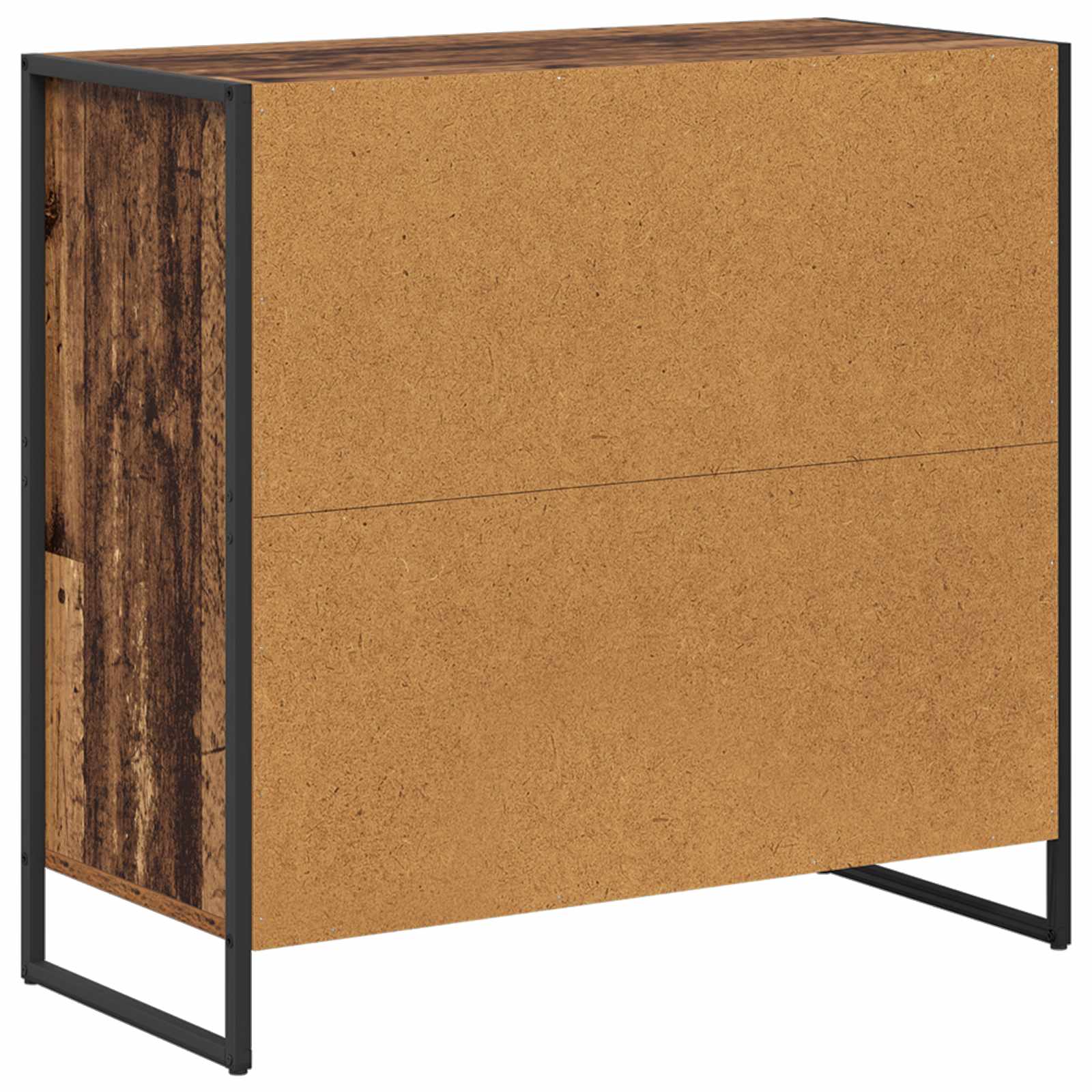 Dressoir met lade Oud Hout 79 x 36 x 75.5 cm Bewerkt hout is nu te koop bij PeponiXL, paradijselijk wonen!