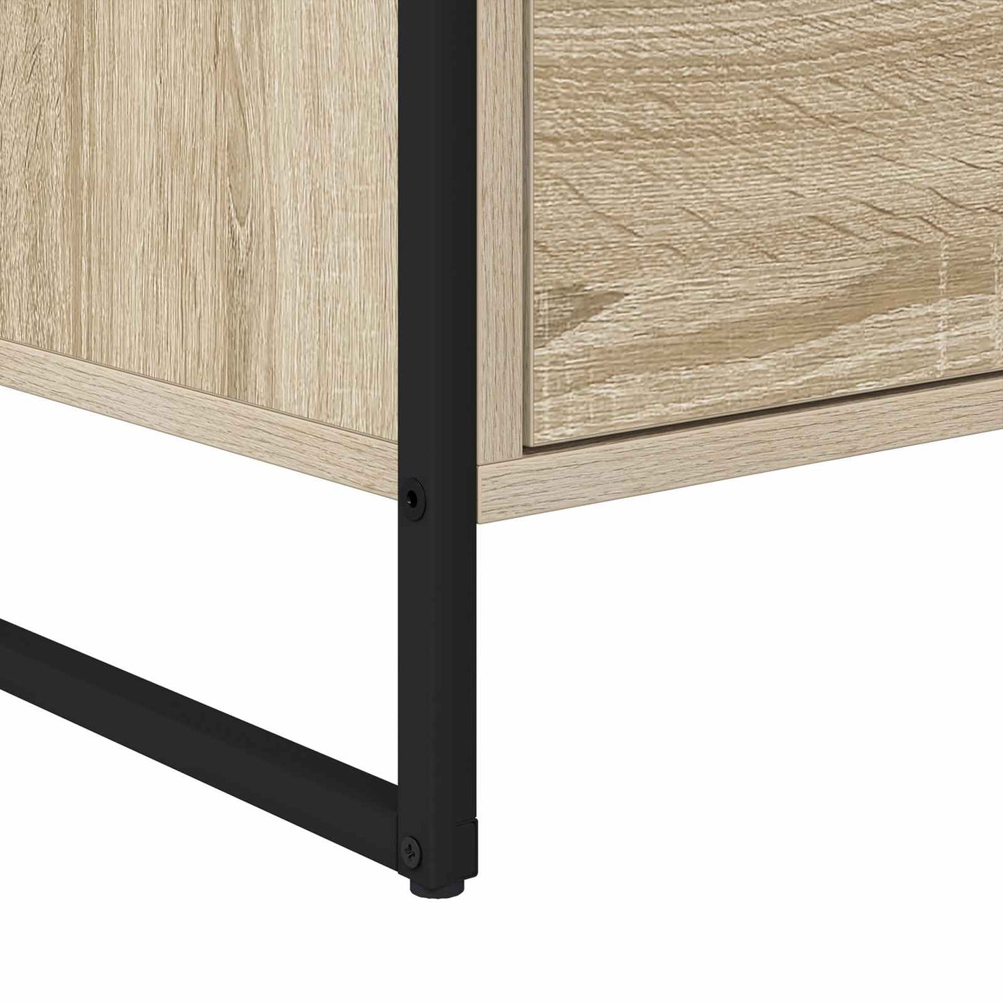 Bijzetkast Sonoma 79 x 36 x 75 cm Bewerkt hout is nu te koop bij PeponiXL, paradijselijk wonen!