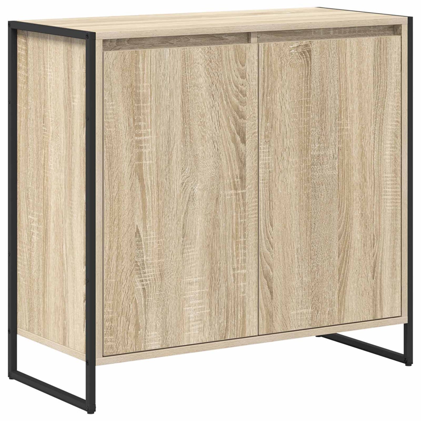 Bijzetkast Sonoma 79 x 36 x 75 cm Bewerkt hout is nu te koop bij PeponiXL, paradijselijk wonen!
