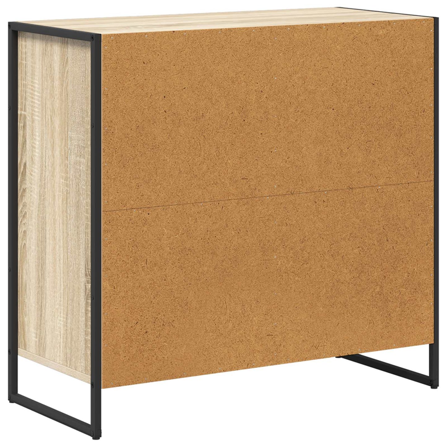 Bijzetkast Sonoma 79 x 36 x 75 cm Bewerkt hout is nu te koop bij PeponiXL, paradijselijk wonen!