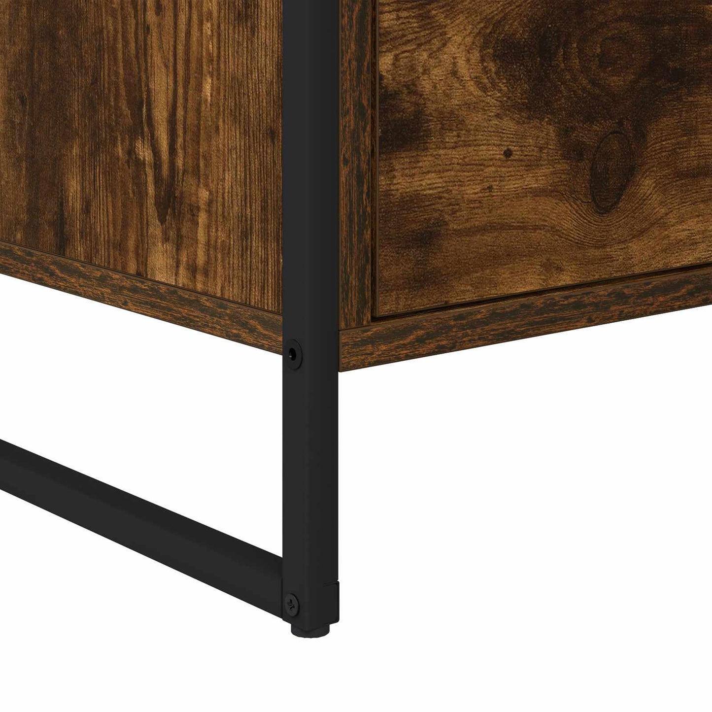 Bijzetkast Rook Eik 79 x 36 x 75 cm Bewerkt hout is nu te koop bij PeponiXL, paradijselijk wonen!