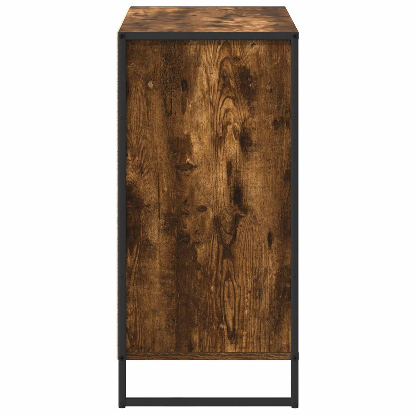 Bijzetkast Rook Eik 79 x 36 x 75 cm Bewerkt hout is nu te koop bij PeponiXL, paradijselijk wonen!