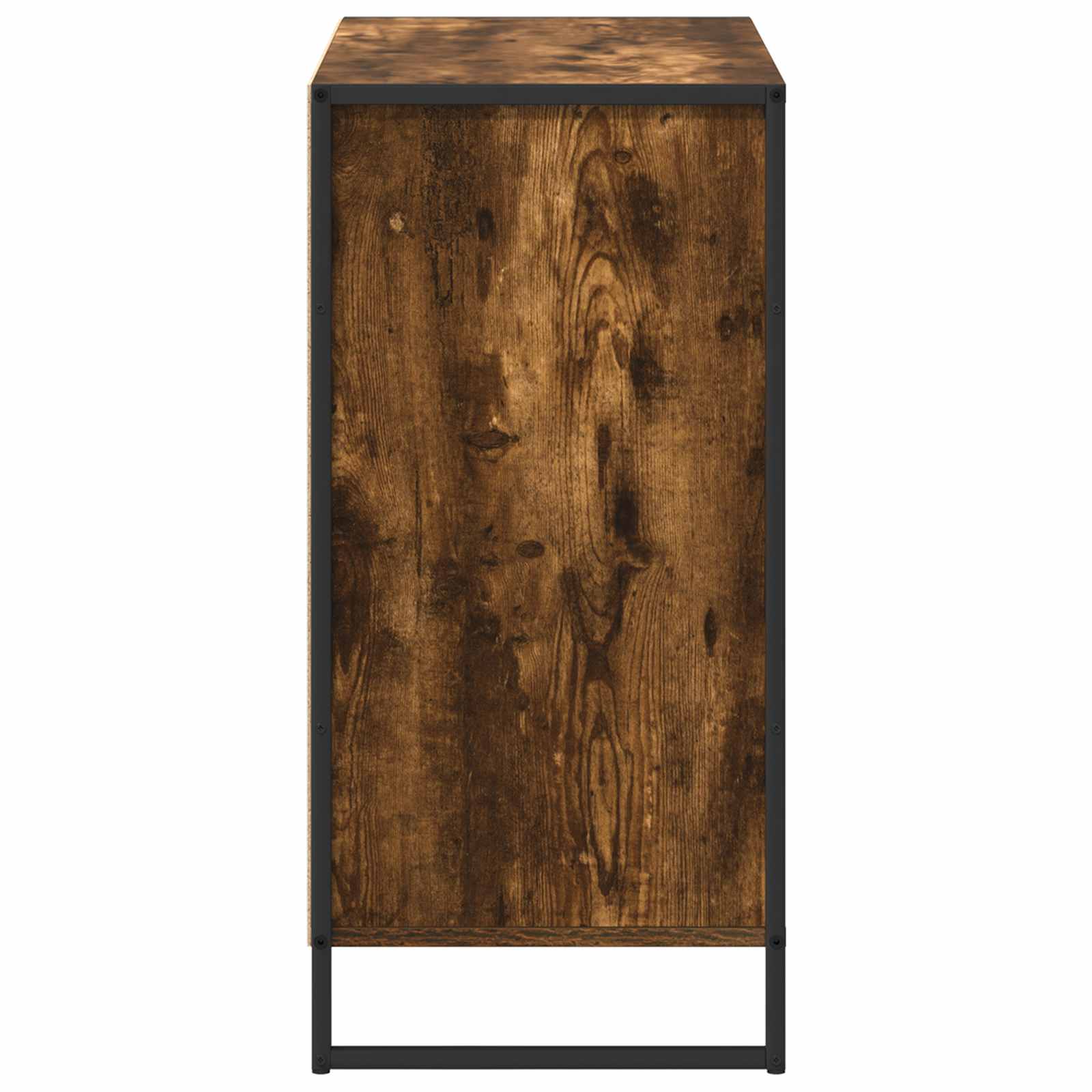 Bijzetkast Rook Eik 79 x 36 x 75 cm Bewerkt hout is nu te koop bij PeponiXL, paradijselijk wonen!