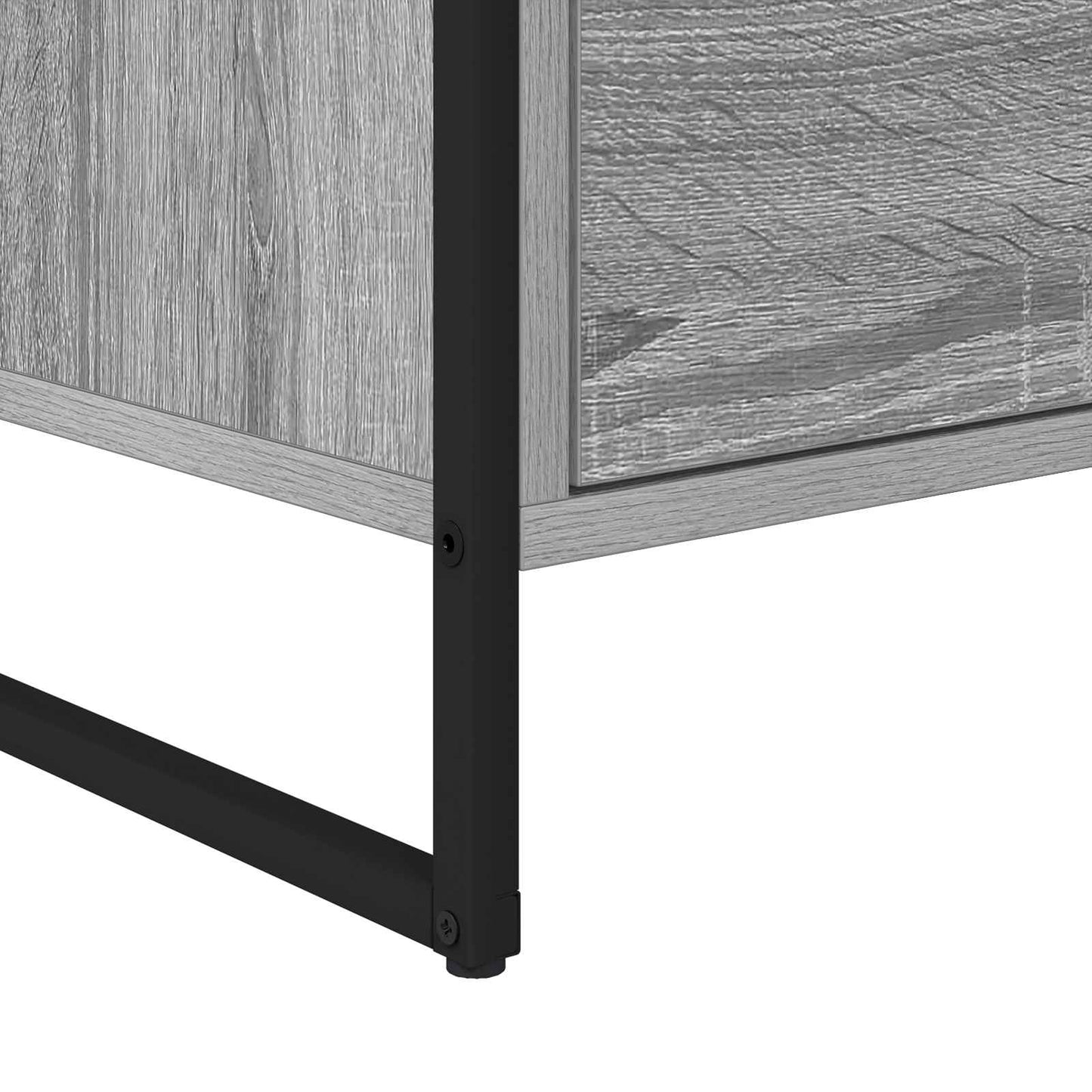 Bijzetkast Grijs Sonoma 79 x 36 x 75 cm Bewerkt hout is nu te koop bij PeponiXL, paradijselijk wonen!